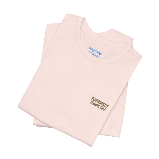 Permanently Unavailable Embroidered T-Shirt