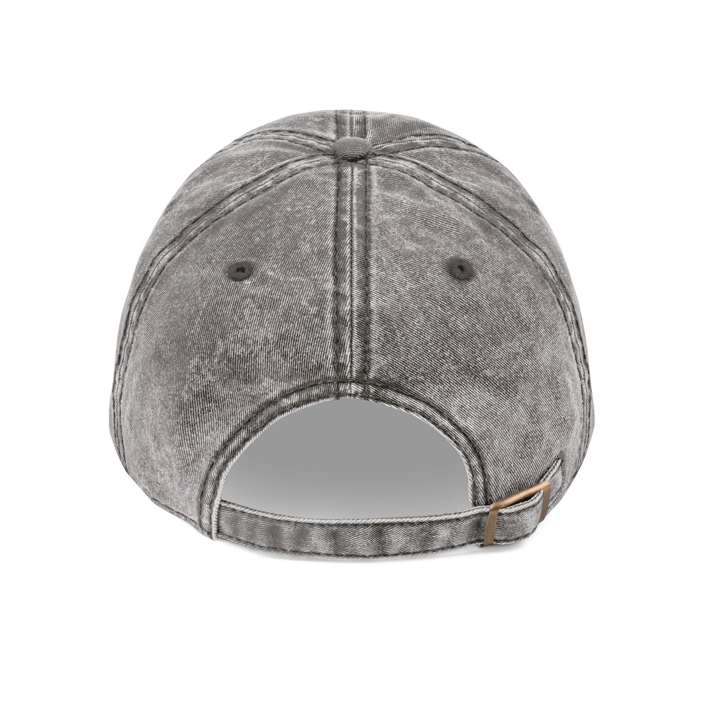 Cafecito Club Charcoal Denim Hat w/ Black Embroidery