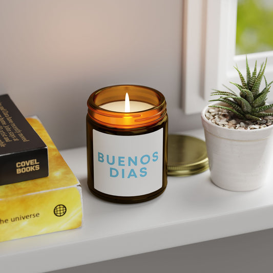 Buenos Dias Candle