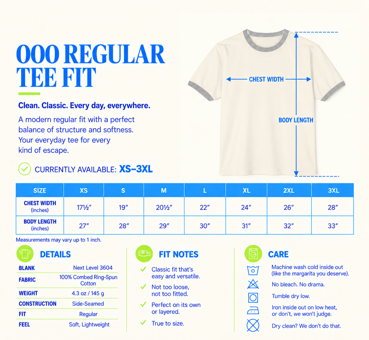 100% Organic Ringer T- Shirt