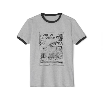 Out Of Office Scenic Ringer T- Shirt | OOO Relaxed Tee Fit