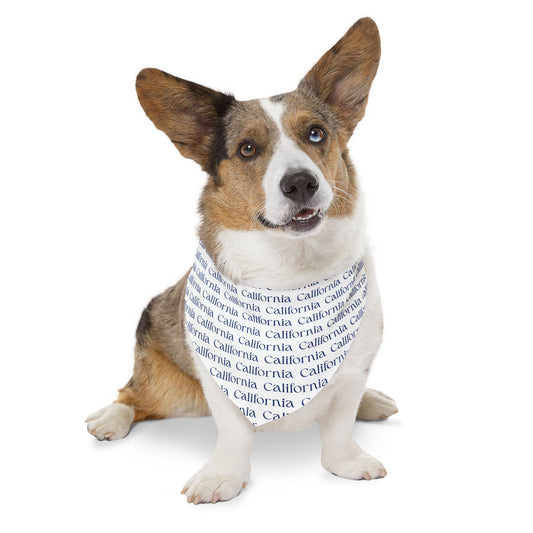 California 2.0 (blue) | Dog Bandana Collar