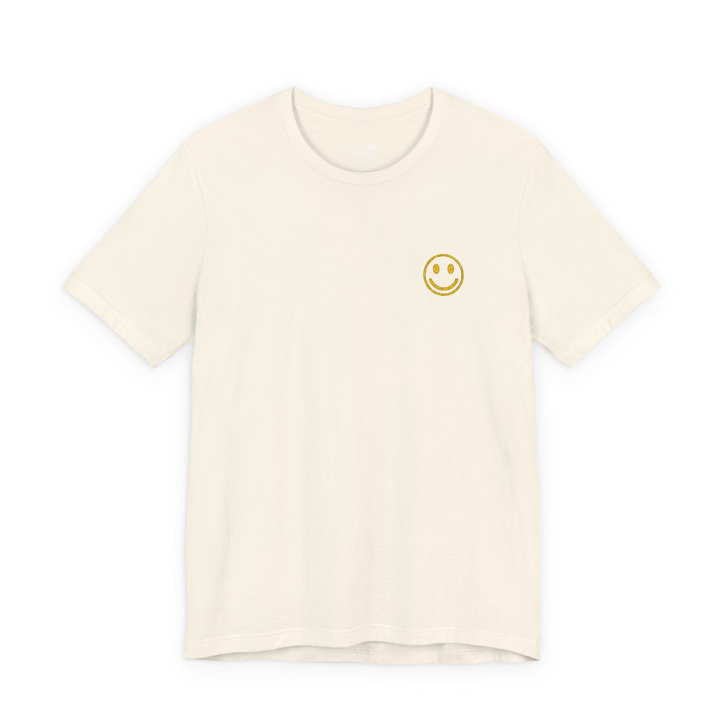 Smiley 2.0 T-Shirt  w/ Yellow Embroidery |  Cabana Crew Tee Fit