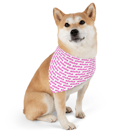 Aloha 1.0 (Pink) | Dog Bandana Collar