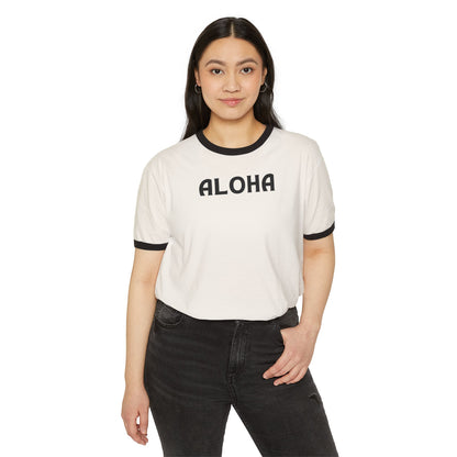 The Aloha Ringer T- Shirt | OOO Regular Tee Fit