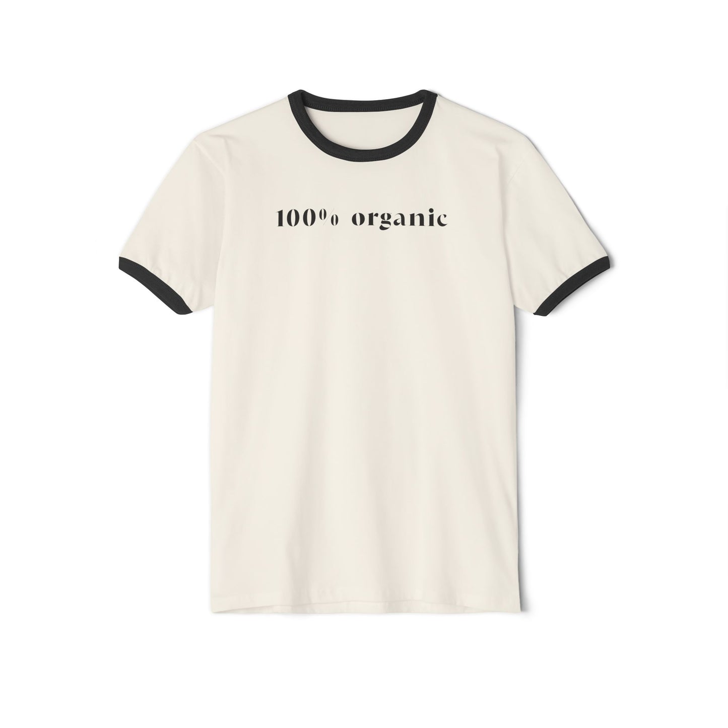 100% Organic Ringer T- Shirt | OOO Regular Tee Fit