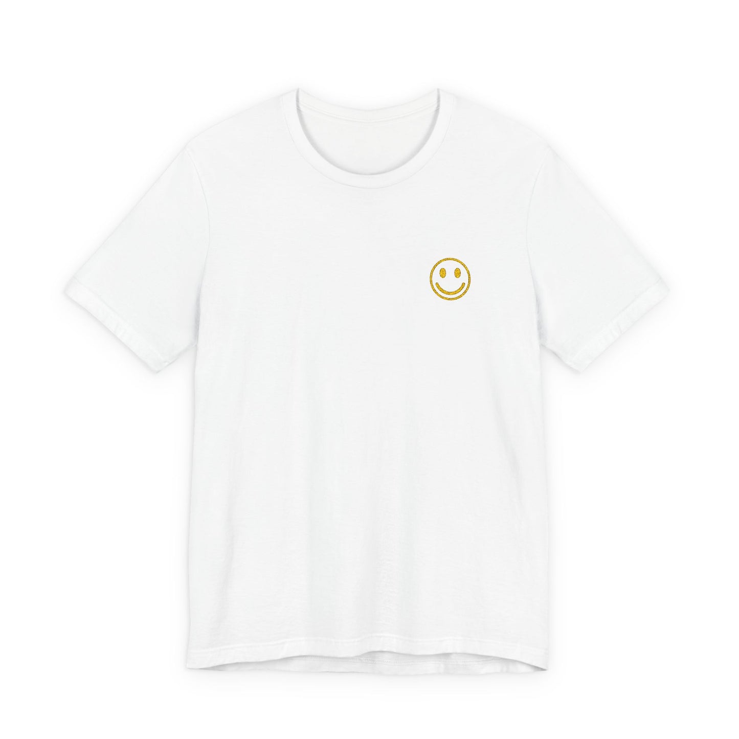 Smiley 2.0 T-Shirt  w/ Yellow Embroidery |  Cabana Crew Tee Fit
