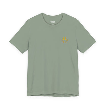 Smiley 2.0 T-Shirt  w/ Yellow Embroidery |  Cabana Crew Tee Fit
