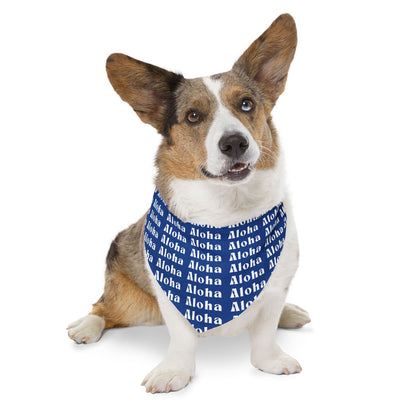 A L O H A Dog Bandana Collar