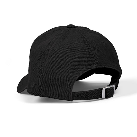 Bali Black Denim Hat w/ Black Embroidery