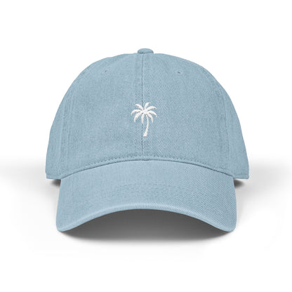 Palm Tree Hat w/ White Embroidery
