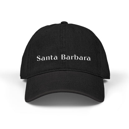 Santa Barbara Hat w/ White Embroidery