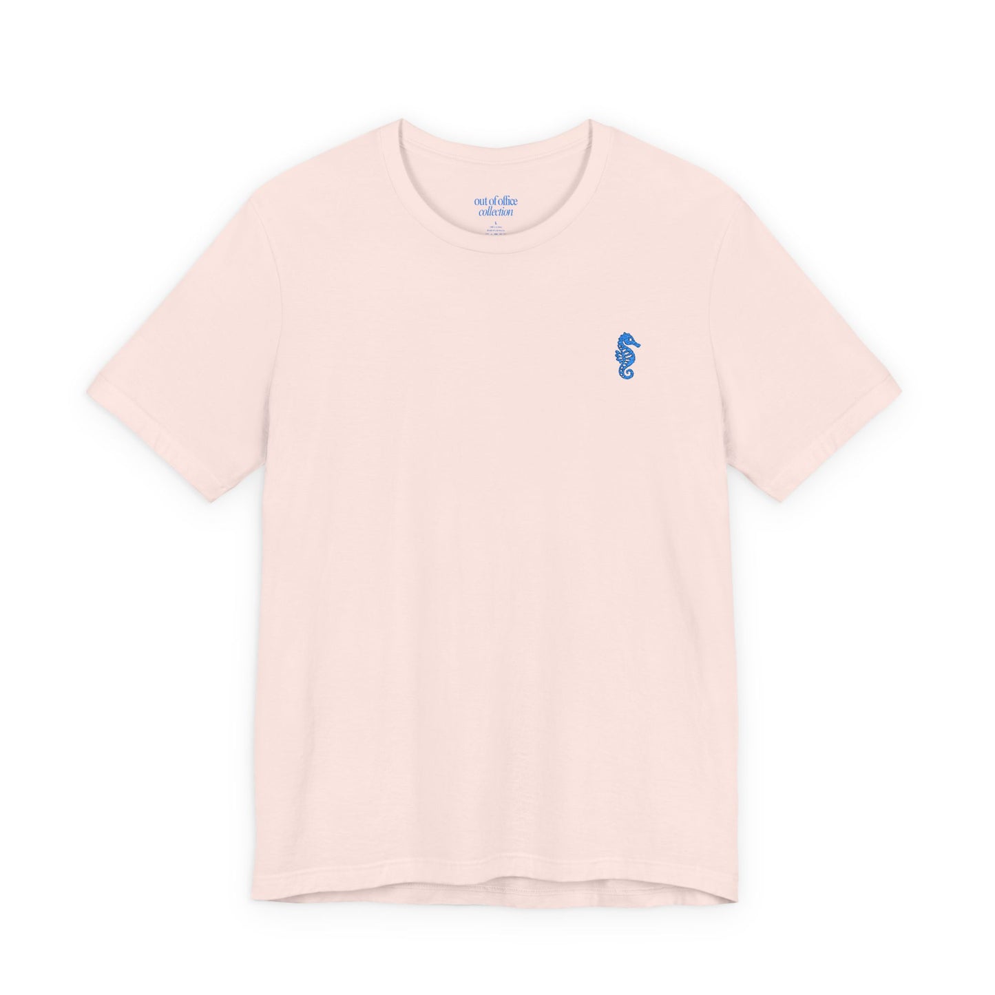 Seahorse T-Shirt  w/ Blue Embroidery |  Cabana Crew Tee Fit