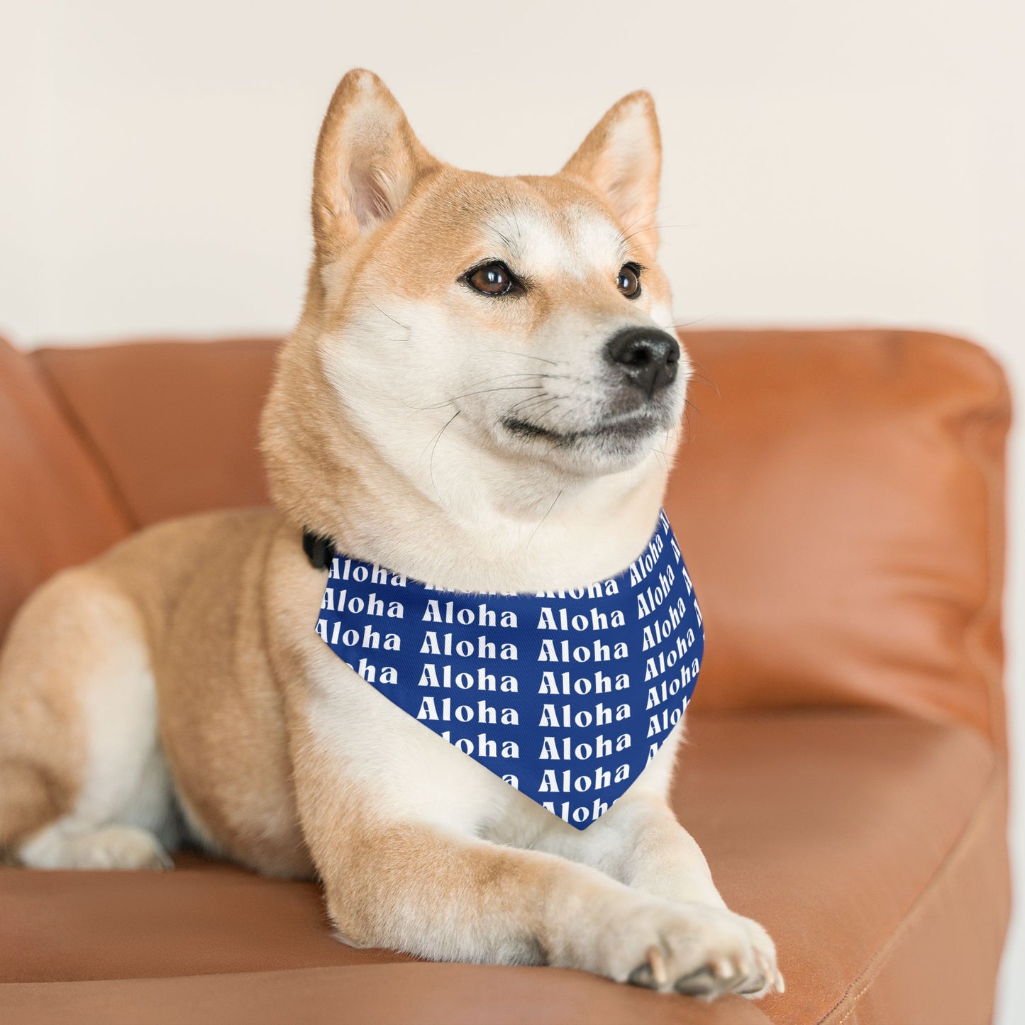 A L O H A Dog Bandana Collar