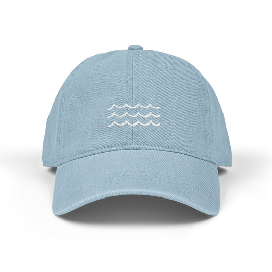 Las Olas Hat w/ White Embroidery