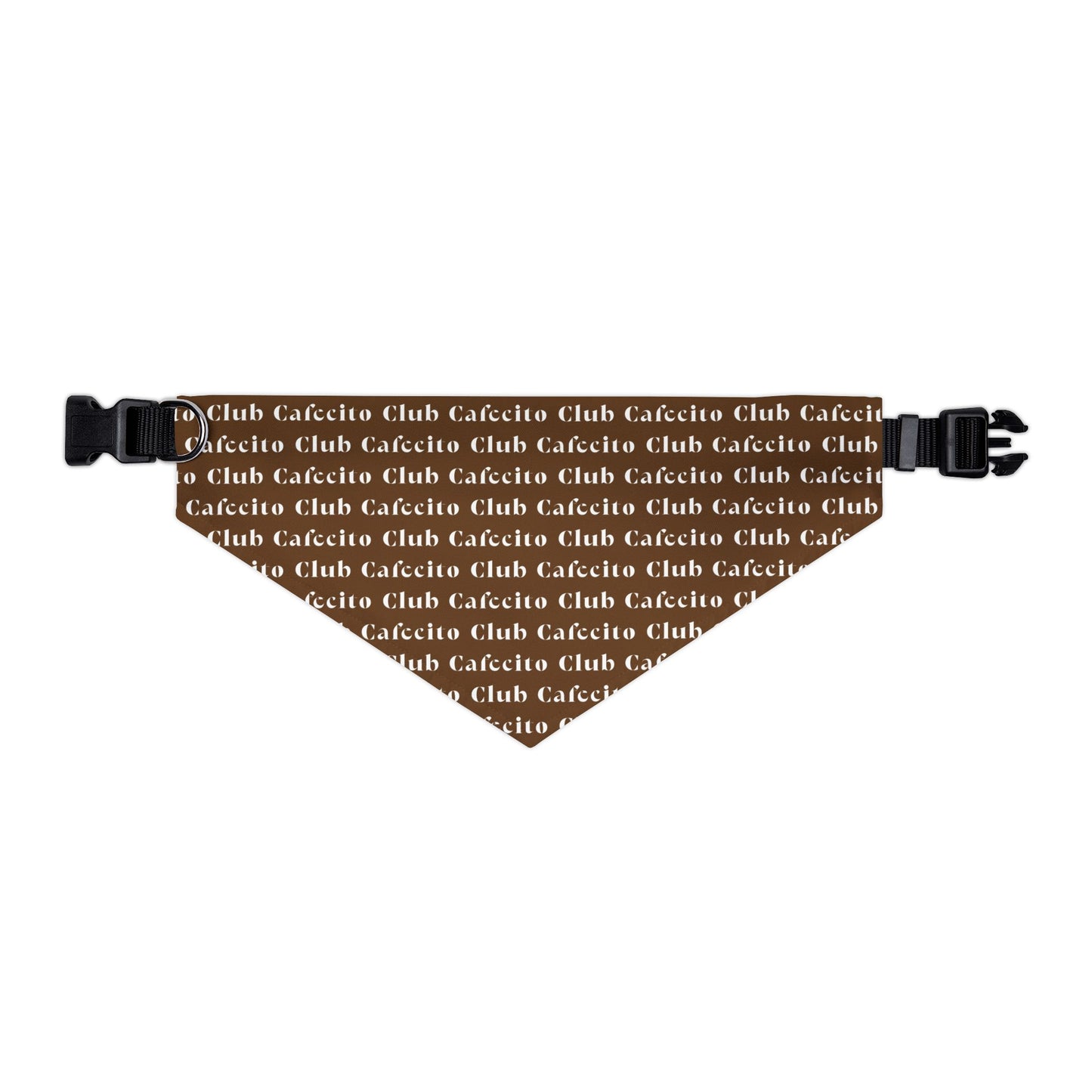 Cafecito Club (brown) | Dog Bandana Collar