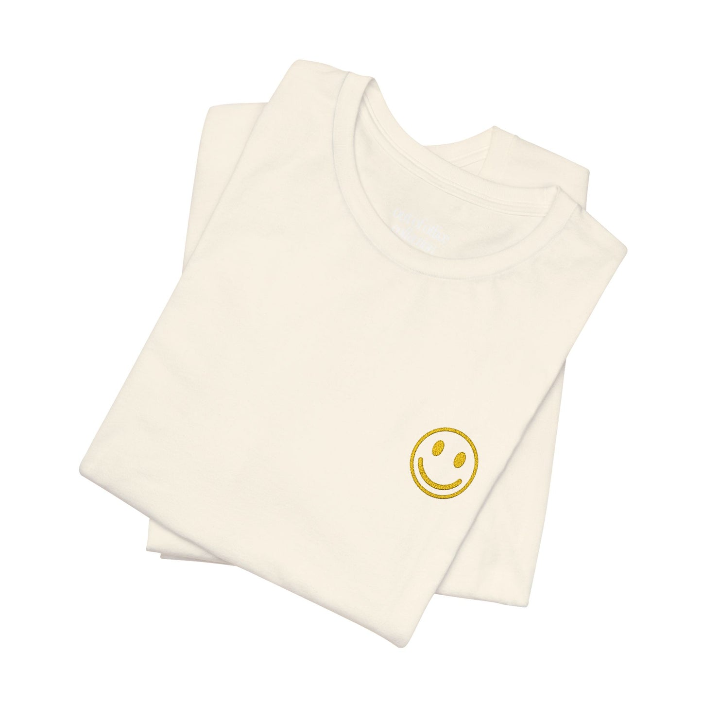 Smiley 2.0 T-Shirt  w/ Yellow Embroidery |  Cabana Crew Tee Fit