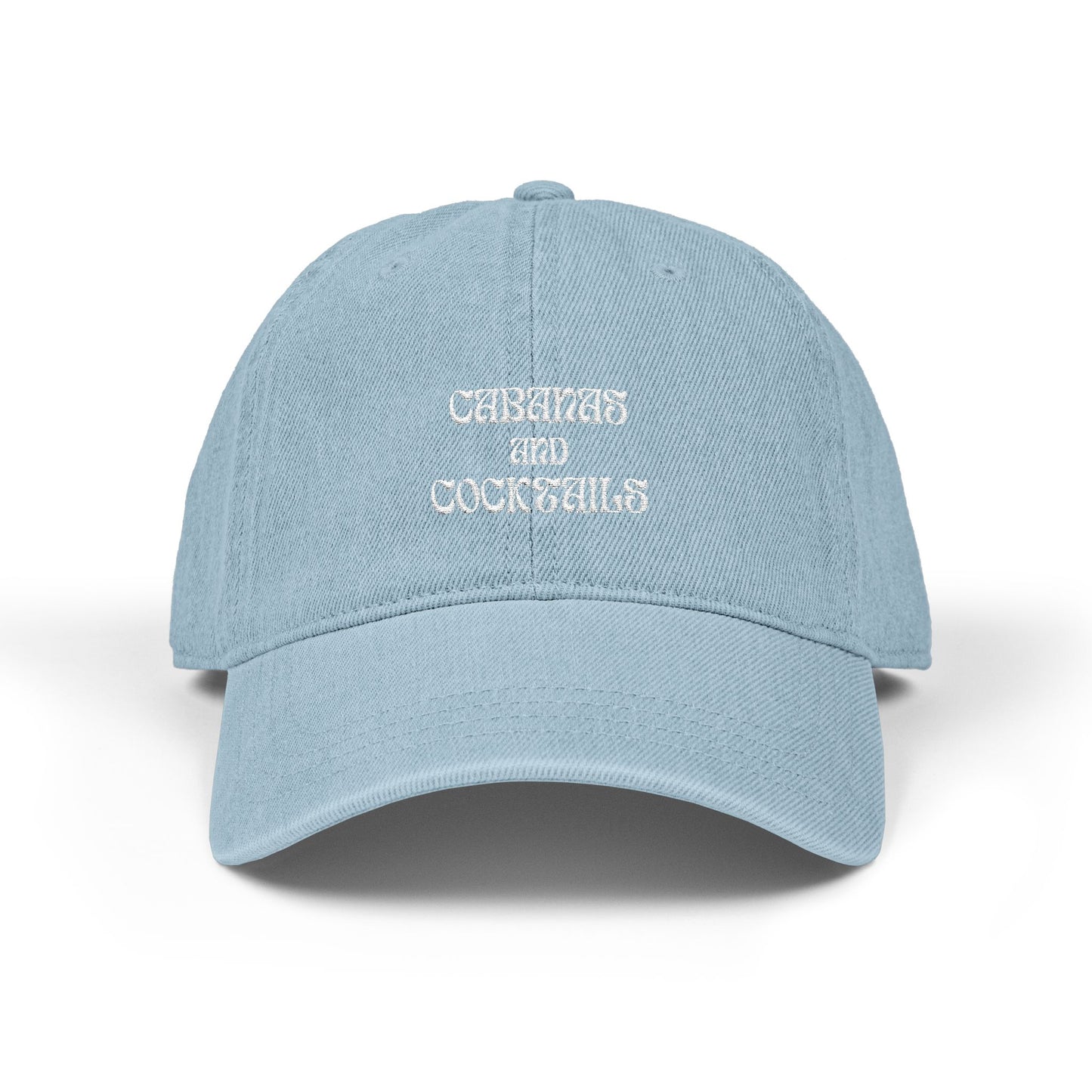 Cabanas & Cocktails Embroidered Hat