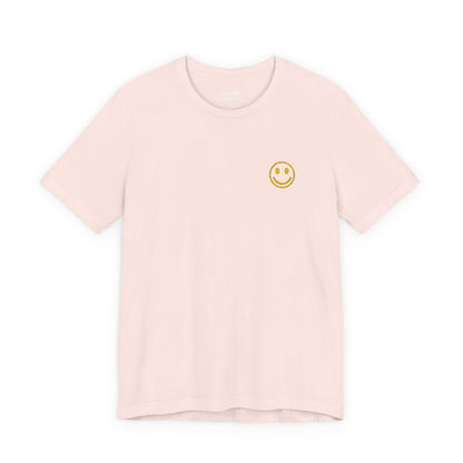 Smiley 2.0 T-Shirt  w/ Yellow Embroidery |  Cabana Crew Tee Fit