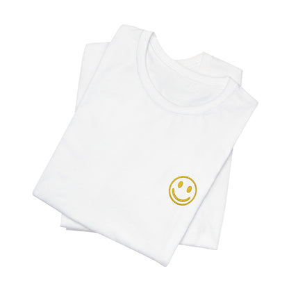Smiley 2.0 T-Shirt  w/ Yellow Embroidery |  Cabana Crew Tee Fit